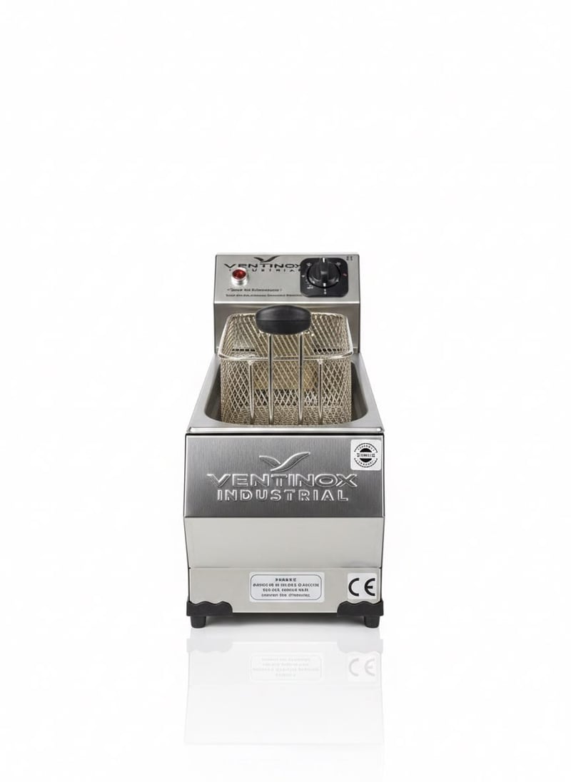 Ventinox Ekonomik Elektrikli Fritöz, 3 Litre, Tek Hazneli, 2500 W