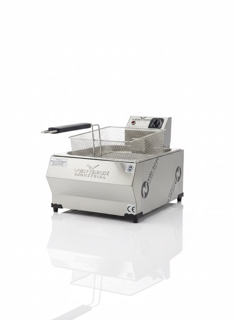Ventinox Ekonomik Elektrikli Fritöz, 8 Litre, Tek Hazneli, 2750 W