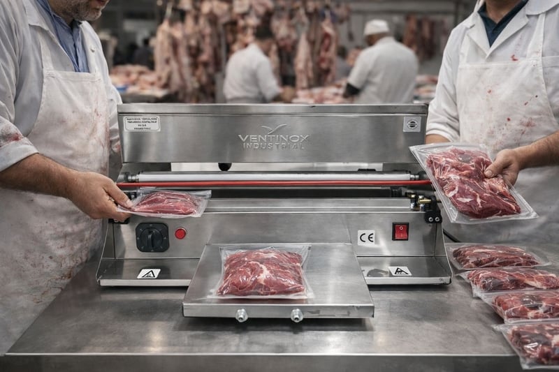 Ventinox Elektrikli Streç Sarma Makinesi, 50 cm, Yatay