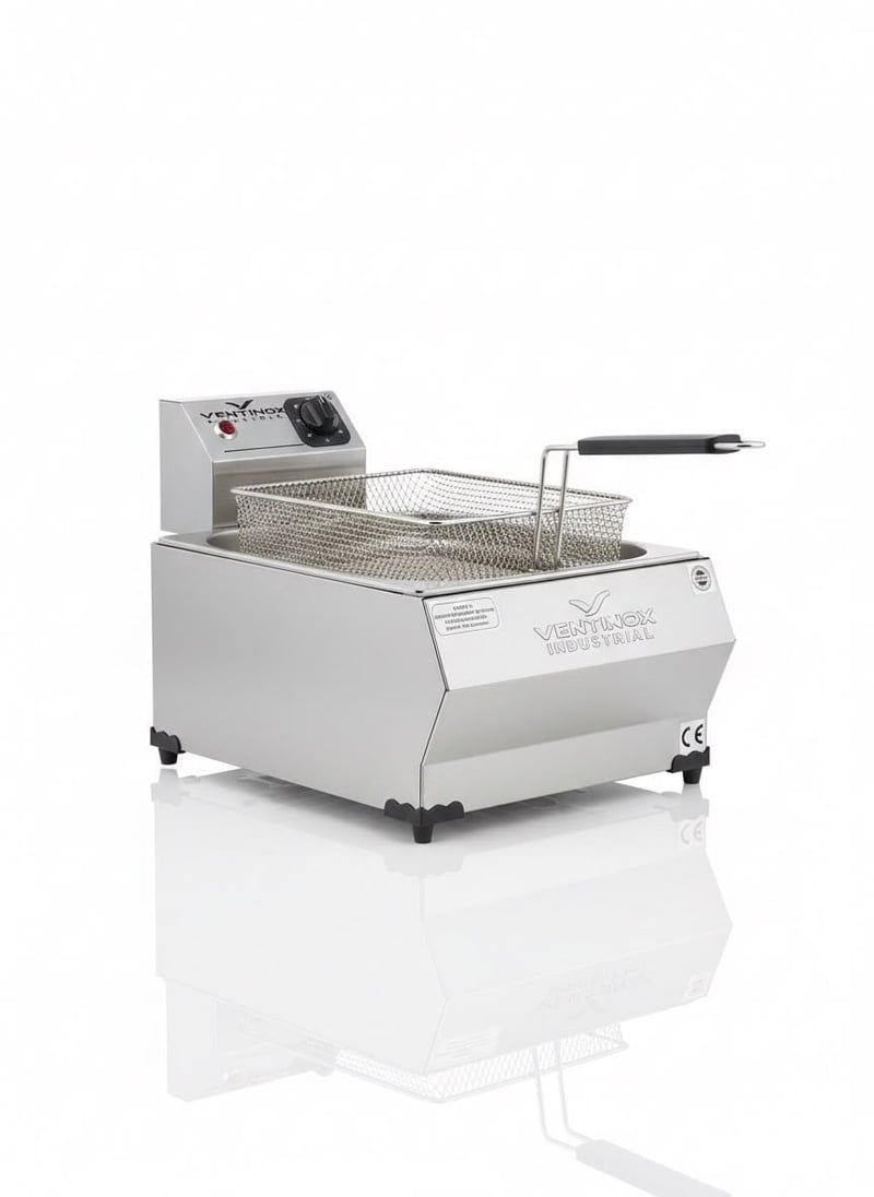 Ventinox Lüx Elektrikli Fritöz, 8 Litre, Tek Hazneli, 2750 W