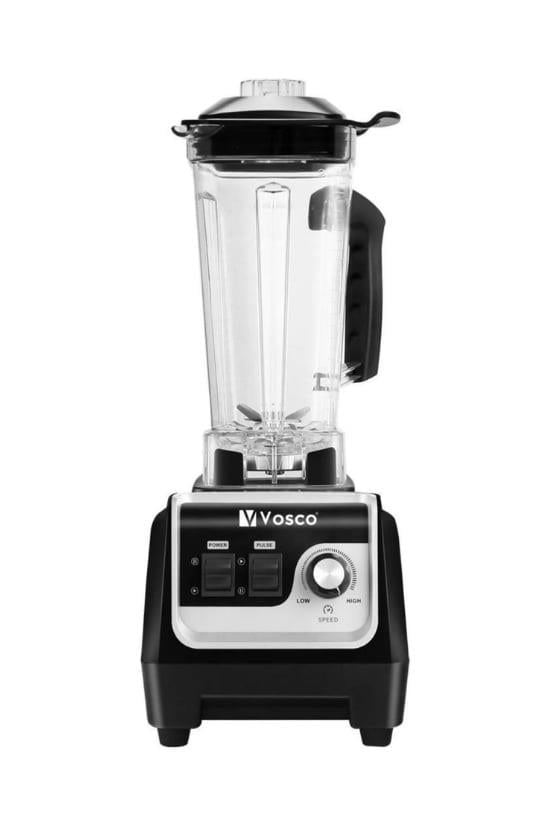 Vosco HS-206 Manuel Buz Kırıcı Bar Blender, 2 L, 2000 W, Siyah