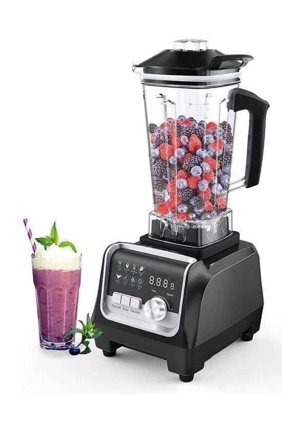 Vosco VHS-206C Pro Dijital Buz Kırıcı Bar Blender, 2 L, 2200 W, Siyah