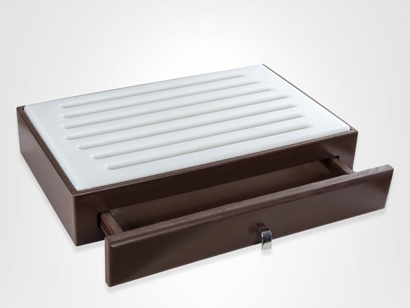 Yelkar Çekmeceli Ekmek Kesim Standı, 53*32*10 cm