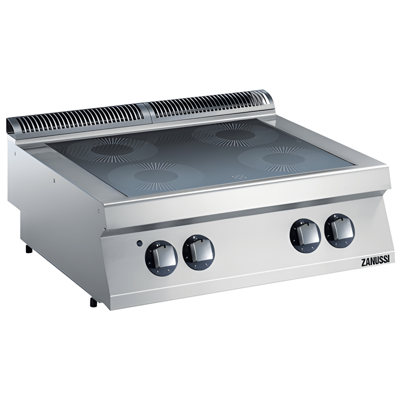 Zanussi 4'lü Elektrikli Set Üstü Kızılötesi Ocak, 4.4 kW, 400x700x250 mm, 372025