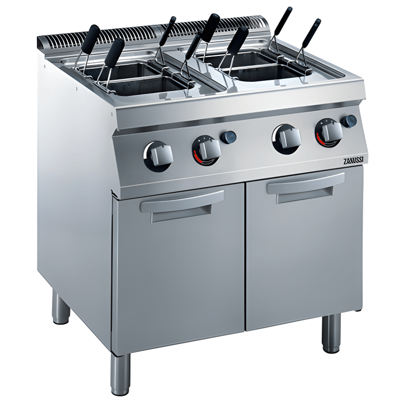 Zanussi Dolaplı 4 Sepetli 24,5 lt Gazlı Makarna Haşlam Makinesi, 800x700x850, 372091