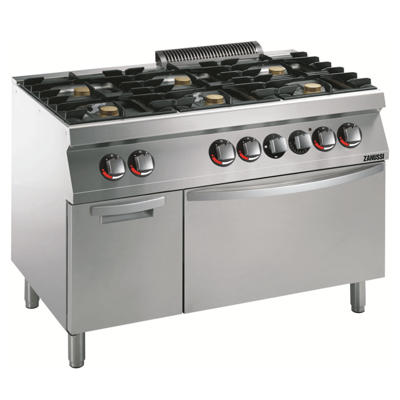 Zanussi Elektrikli Fırınlı 6'lı Gazlı Kuzine Ocak, 1200x700x850 mm, 372006