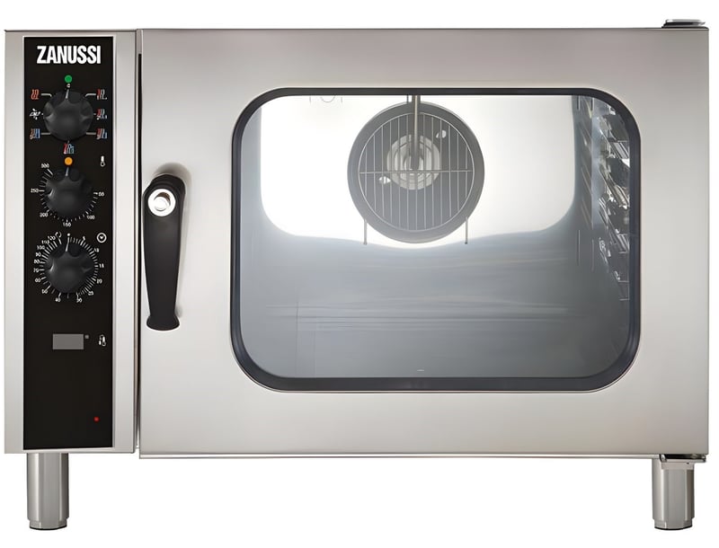 Zanussi, GN 1/1 Elektrikli, 6 Tepsili Konveksiyonel Fırın, 240205