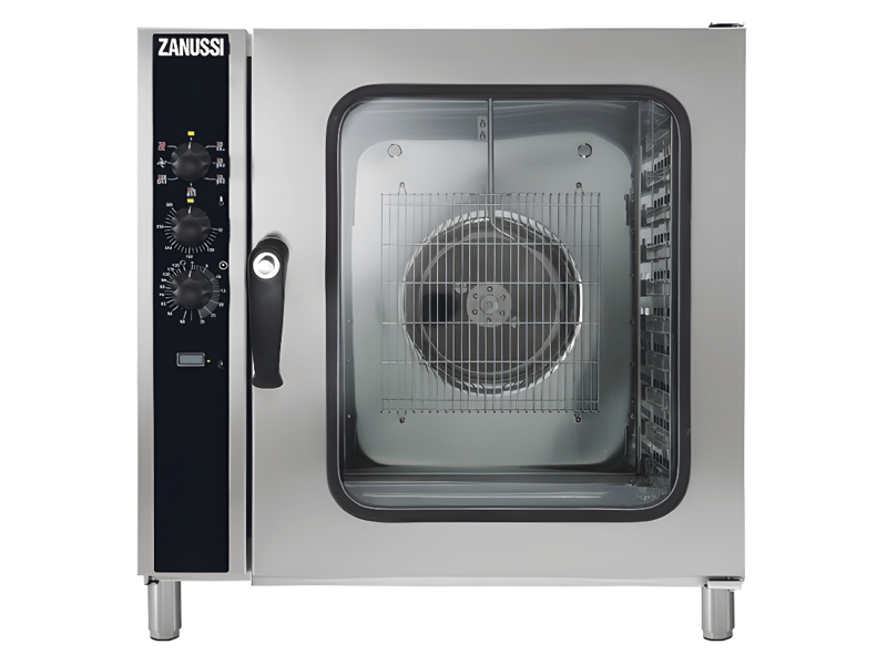 Zanussi, GN 1/1 Gazlı, 10 Tepsili Konveksiyonel Fırın, 240201
