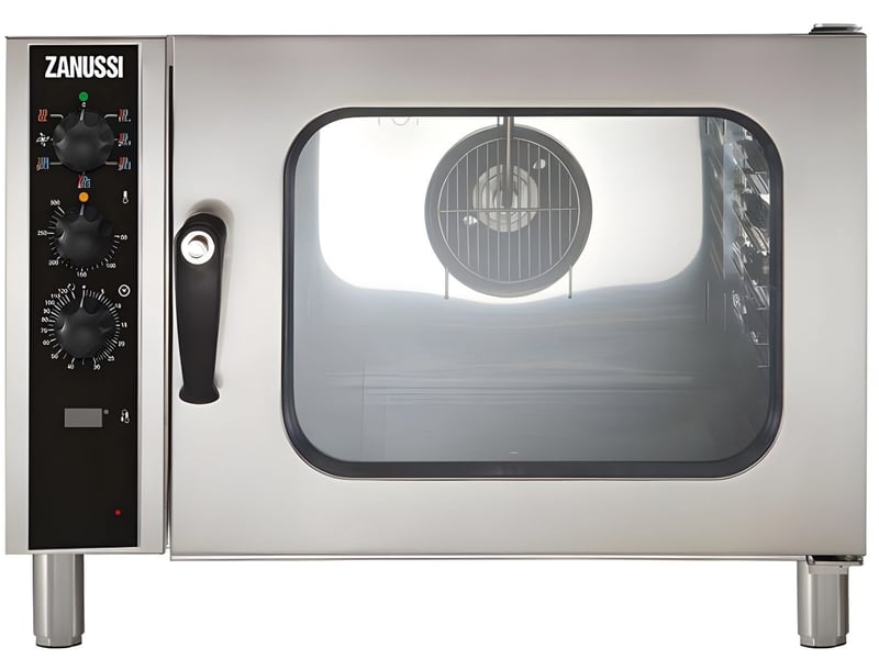 Zanussi, GN 1/1 Gazlı, 6 Tepsili Konveksiyonel Fırın, 240200