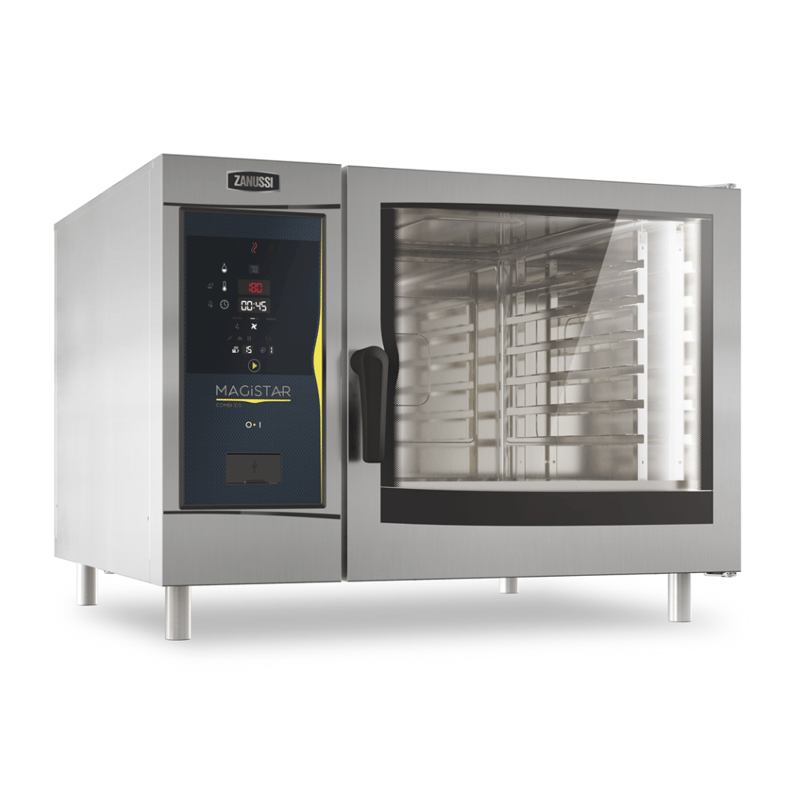 Zanussi Magistar DS Boylerli, GN 2/1 Gazlı, 6 Tepsili Dijital Kombi Konveksiyonel Fırın, 218881 - 218861