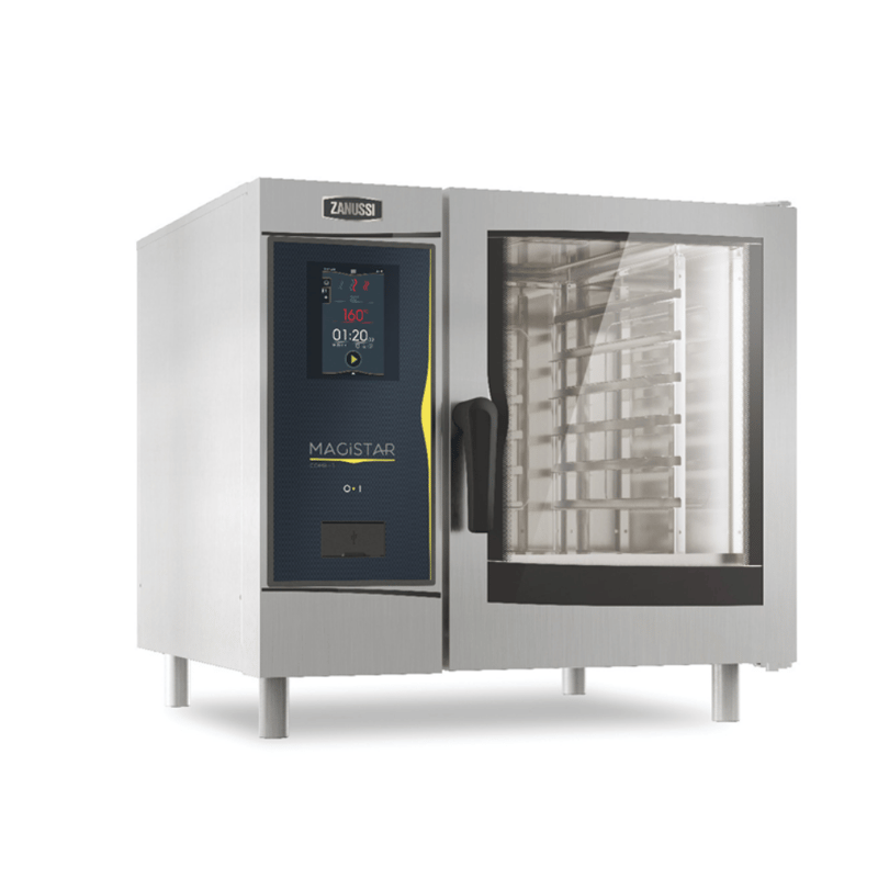 Zanussi Magistar TI Boylersiz, GN 1/1 Elektrikli, 6 Tepsili Dijital Kombi Konveksiyonel Fırın, 218620 