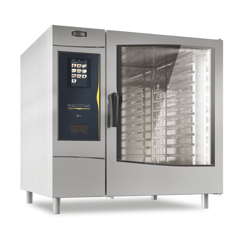 Zanussi Magistar TS, GN 2/1 Elektrikli, 10 Tepsili Dijital Kombi Konveksiyonel Fırın, 218723