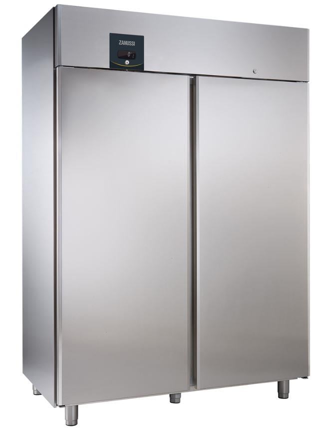 Zanussi Nau Maxi Dik Tip İki Kapılı Buzdolabı, 430 Krom