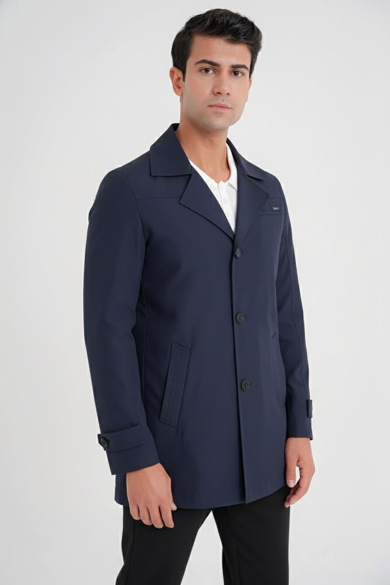 Lacivert Slim Fit Kaban KA 093