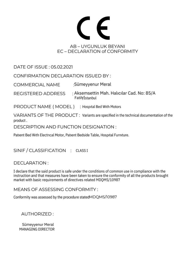 ISO 13485 Belgesi