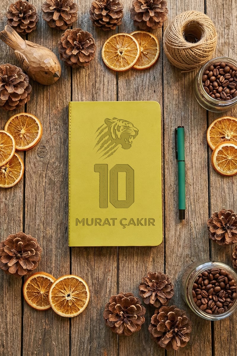 Bordo Mavi Taraftar Kişiye Özel Defter ve Kalem