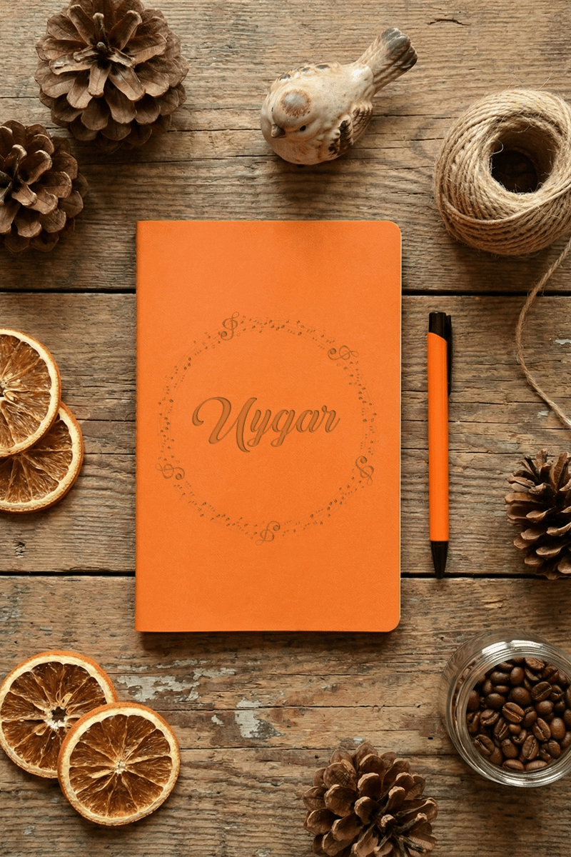 Desen Nota Müzik Kişiye Özel Defter ve Kalem