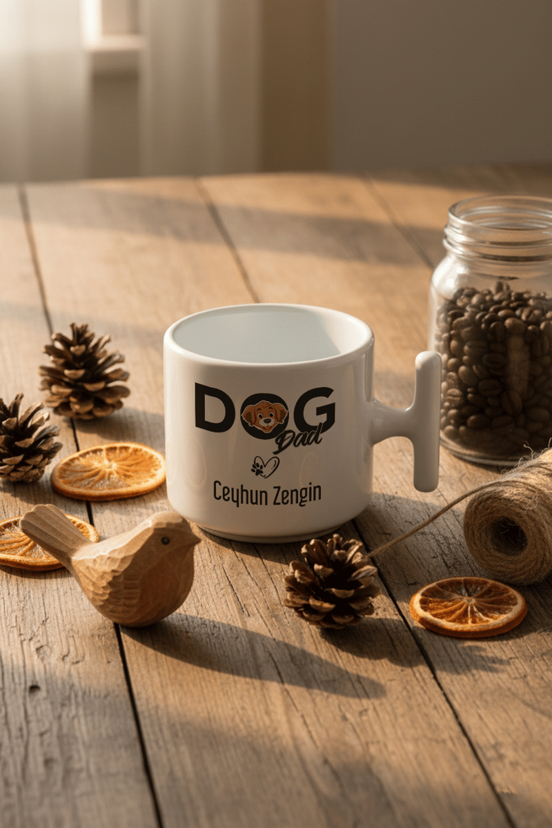 Dog Dad Kişiye Özel T Kupa