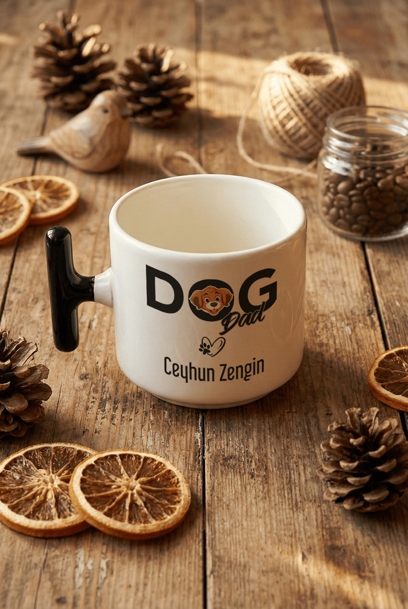 Dog Dad Kişiye Özel T Kupa