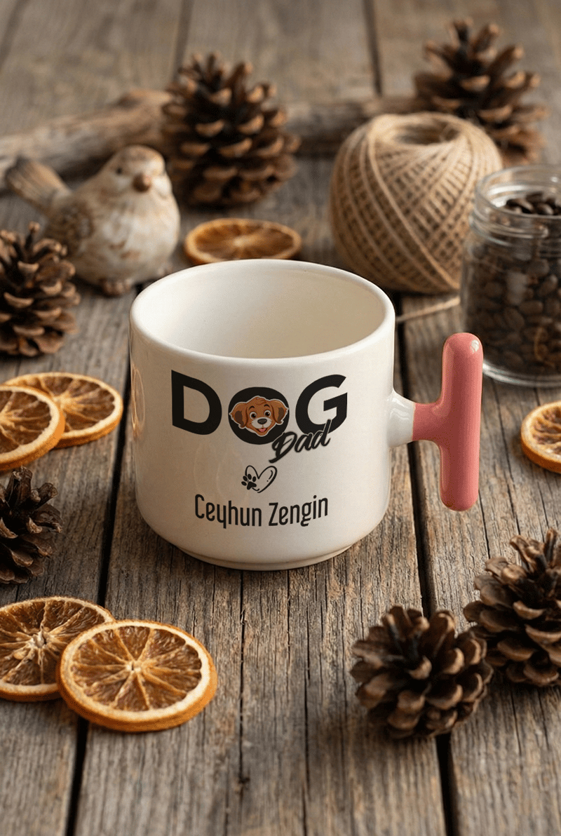 Dog Dad Kişiye Özel T Kupa