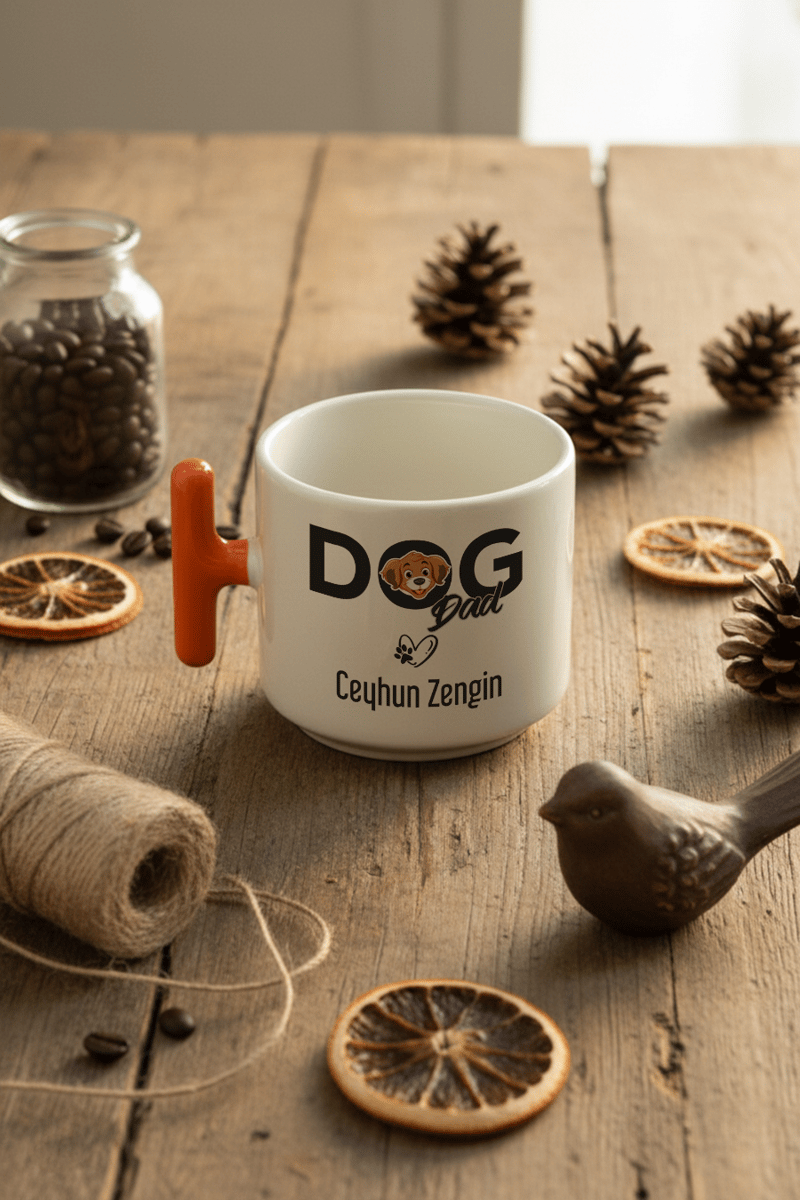 Dog Dad Kişiye Özel T Kupa