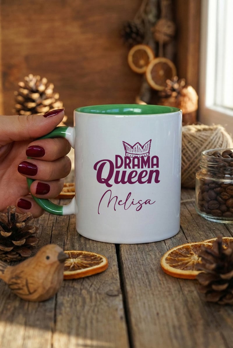Drama Queen Hediye Kutusu - Kişiye Özel Kupa Standart, Bitki Çayı, Takvim, Mum