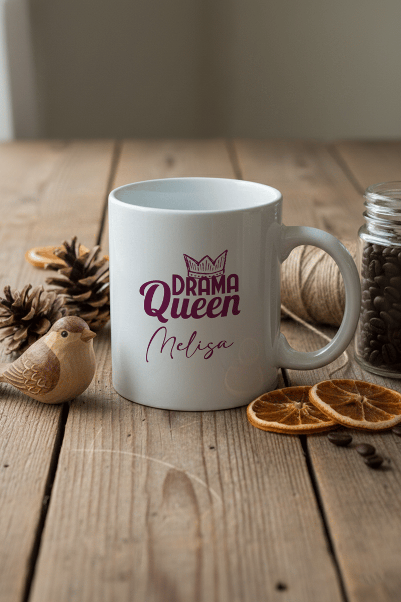 Drama Queen Kişiye Özel Kupa Bardak Standart