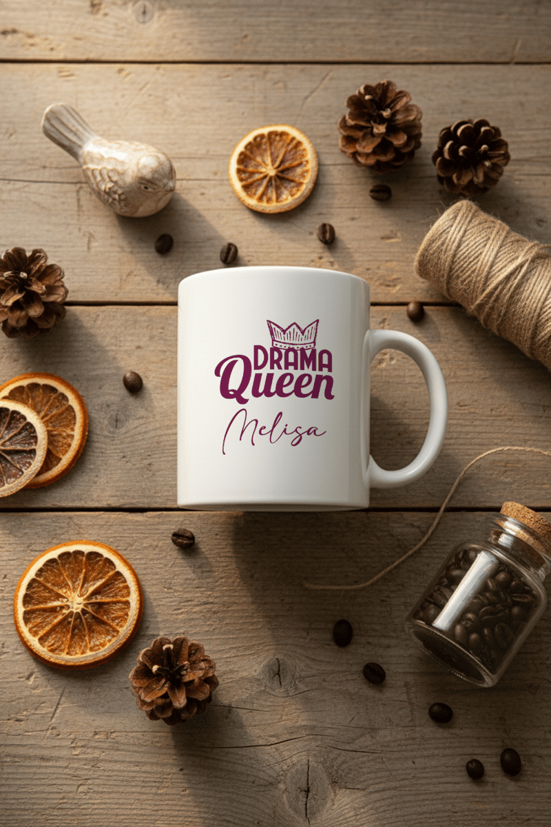 Drama Queen Kişiye Özel Kupa Bardak Standart