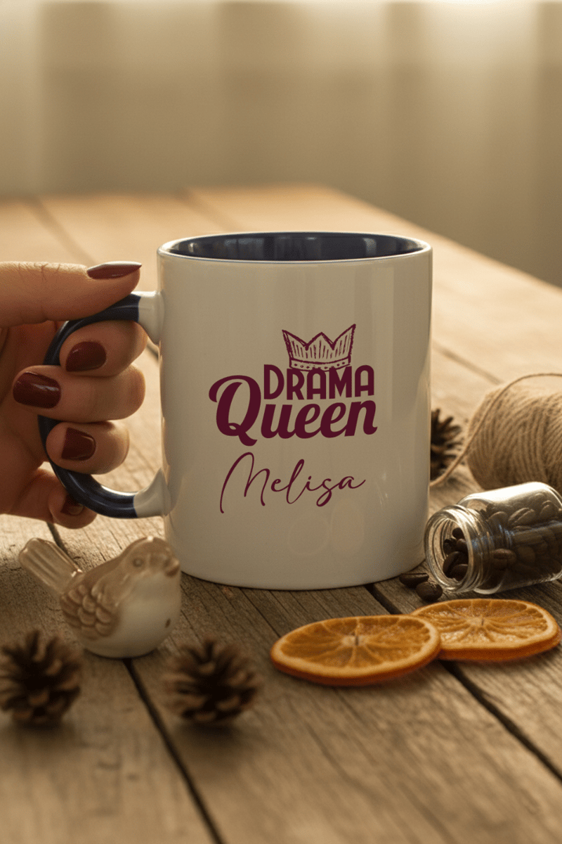 Drama Queen Kişiye Özel Kupa Bardak Standart