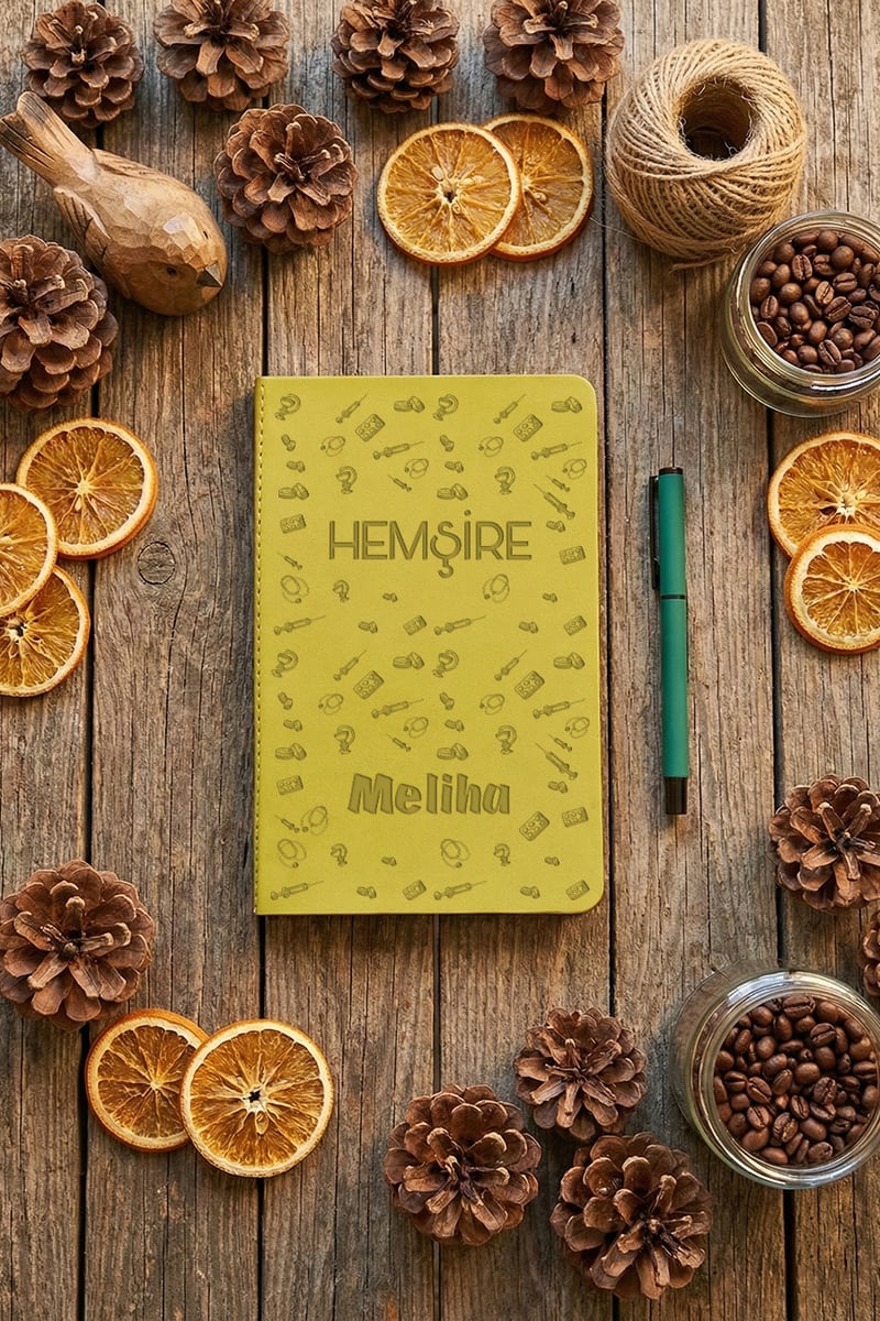 Hemşire Kişiye Özel Defter ve Kalem