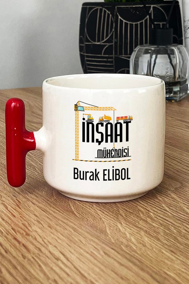 İnşaat Mühendisi Hediye Kutusu - Kişiye Özel T Kupa, Atlı Karınca Müzik Kutusu, Peluş Anahtarlık