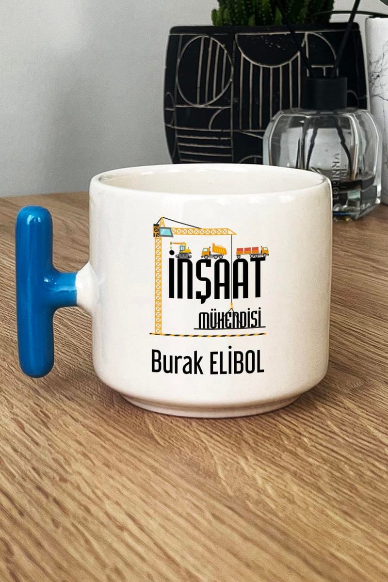 İnşaat Mühendisi Hediye Kutusu - Kişiye Özel T Kupa, Atlı Karınca Müzik Kutusu, Peluş Anahtarlık