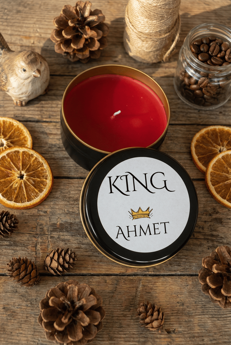 King Hediye Kutusu - Kişiye Özel Kupa Standart, Bitki Çayı, Takvim, Mum