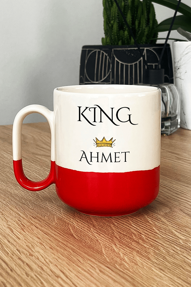 King Hediye Kutusu - Kişiye Özel Pro Kupa, Defter, Mum, Çikolata Ferrero Rocher 3'lü, Kalem