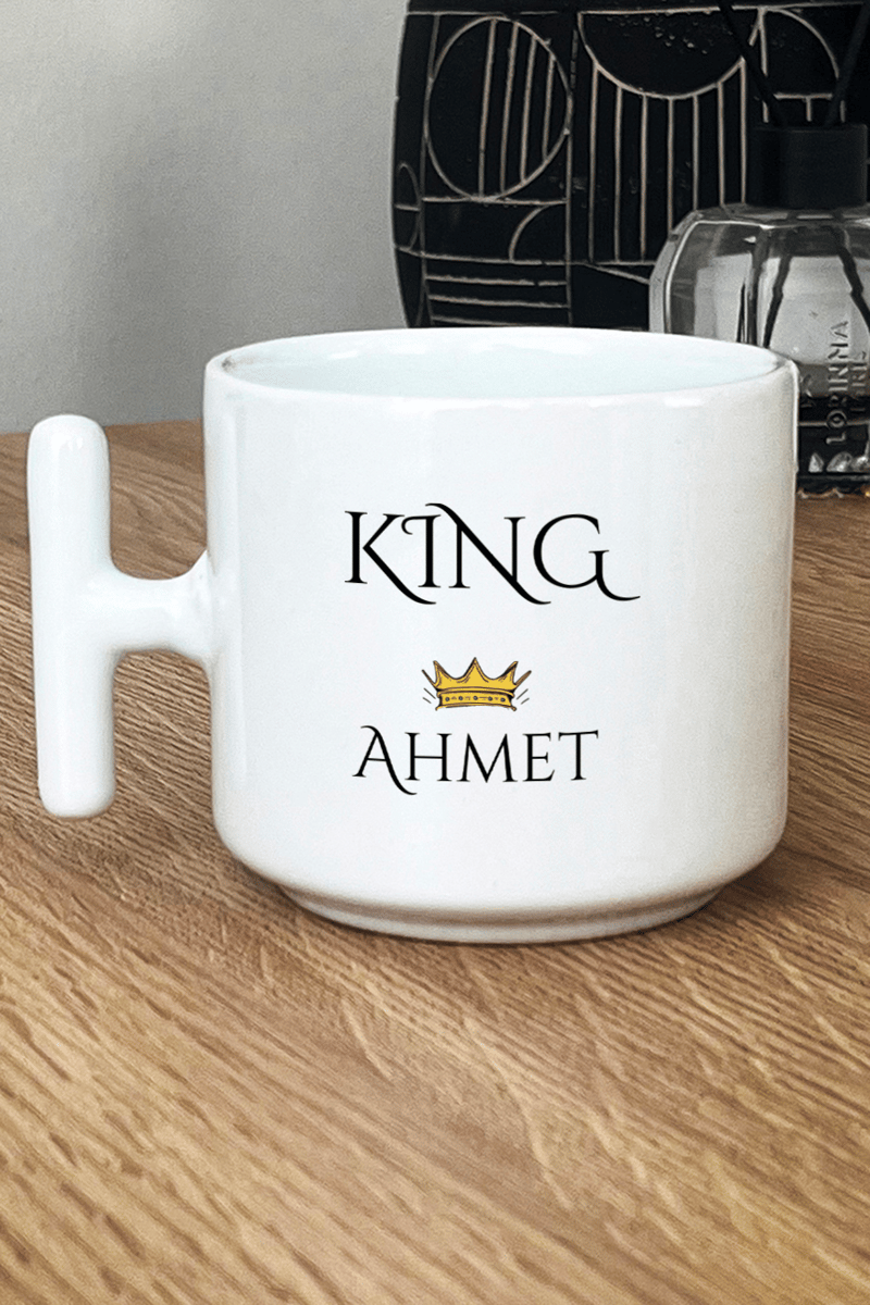 King Hediye Kutusu - Kişiye Özel T Kupa, Kolonya, Bardak Altlığı, Mum