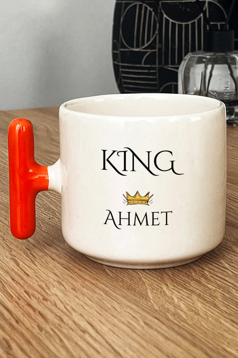 King Hediye Kutusu - Kişiye Özel T Kupa, Kolonya, Bardak Altlığı, Mum
