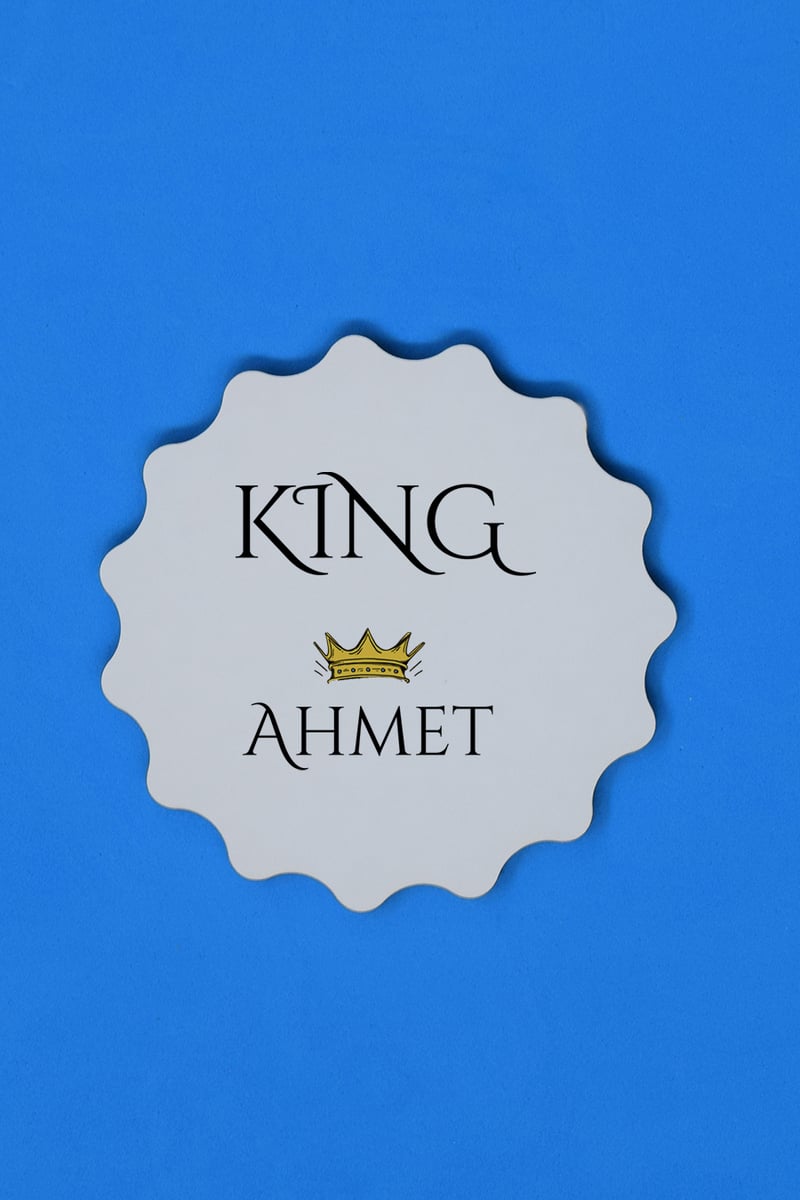 King Kişiye Özel Bardak Altlığı