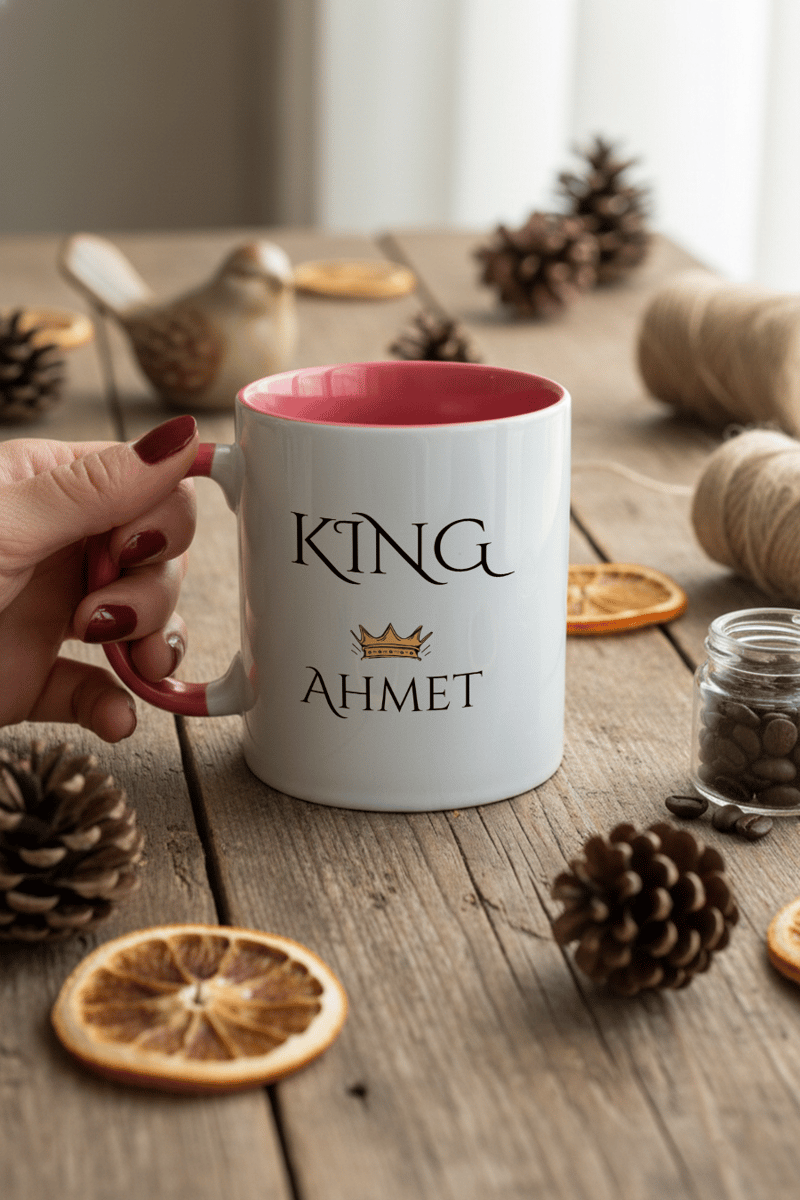 King Kişiye Özel Kupa Bardak Standart