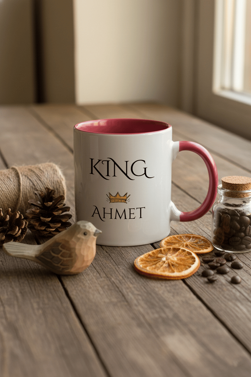 King Kişiye Özel Kupa Bardak Standart