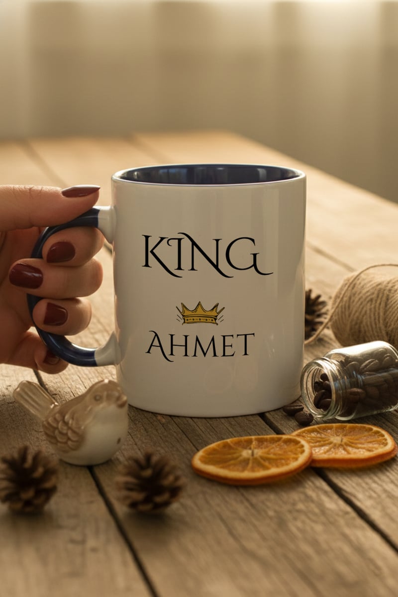 King Kişiye Özel Kupa Bardak Standart