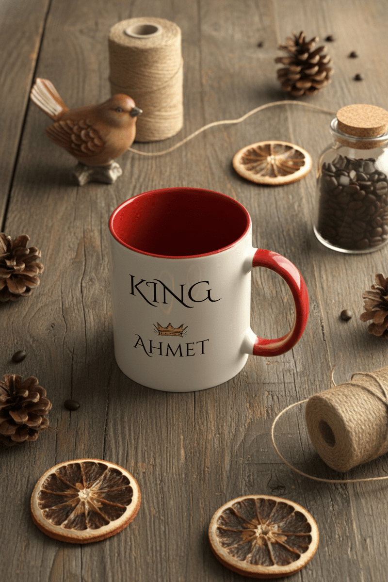 King Kişiye Özel Kupa Bardak Standart