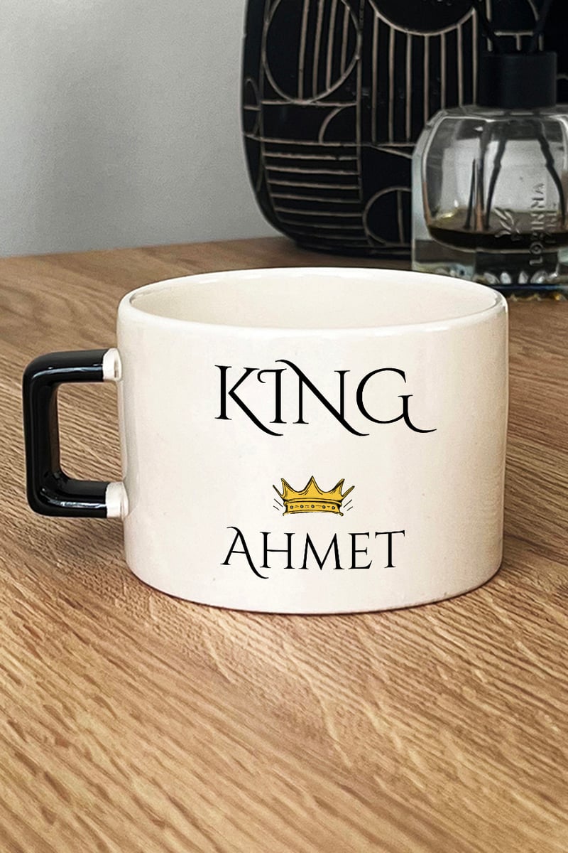 King Kişiye Özel Lüks Fincan