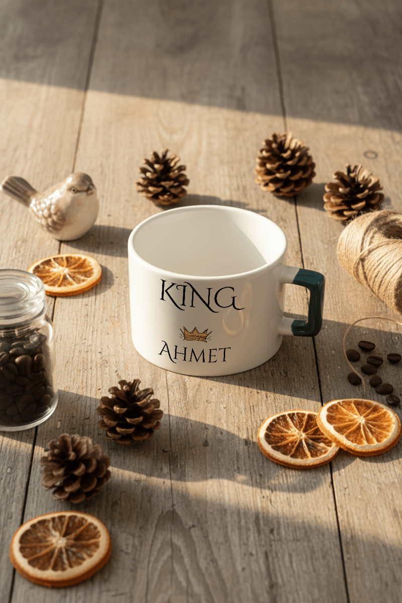 King Kişiye Özel Lüks Fincan