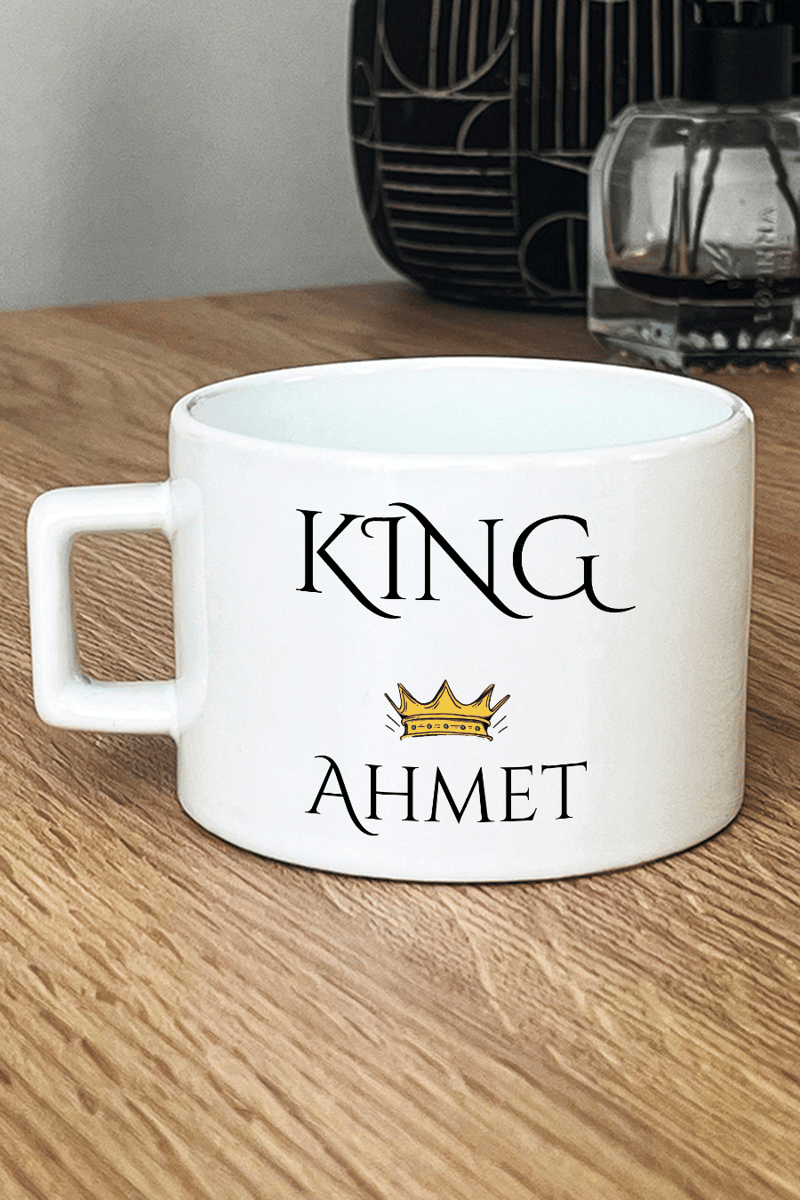 King Kişiye Özel Lüks Fincan