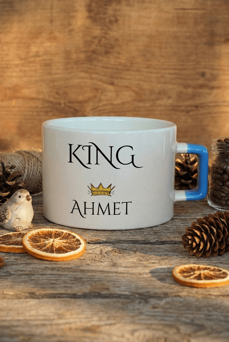 King Kişiye Özel Lüks Fincan