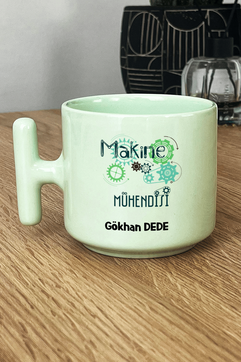 Makine Mühendisi Hediye Kutusu - Kişiye Özel T Pastel Kupa, Peluş Avokado, Fotoğraf 1 Adet