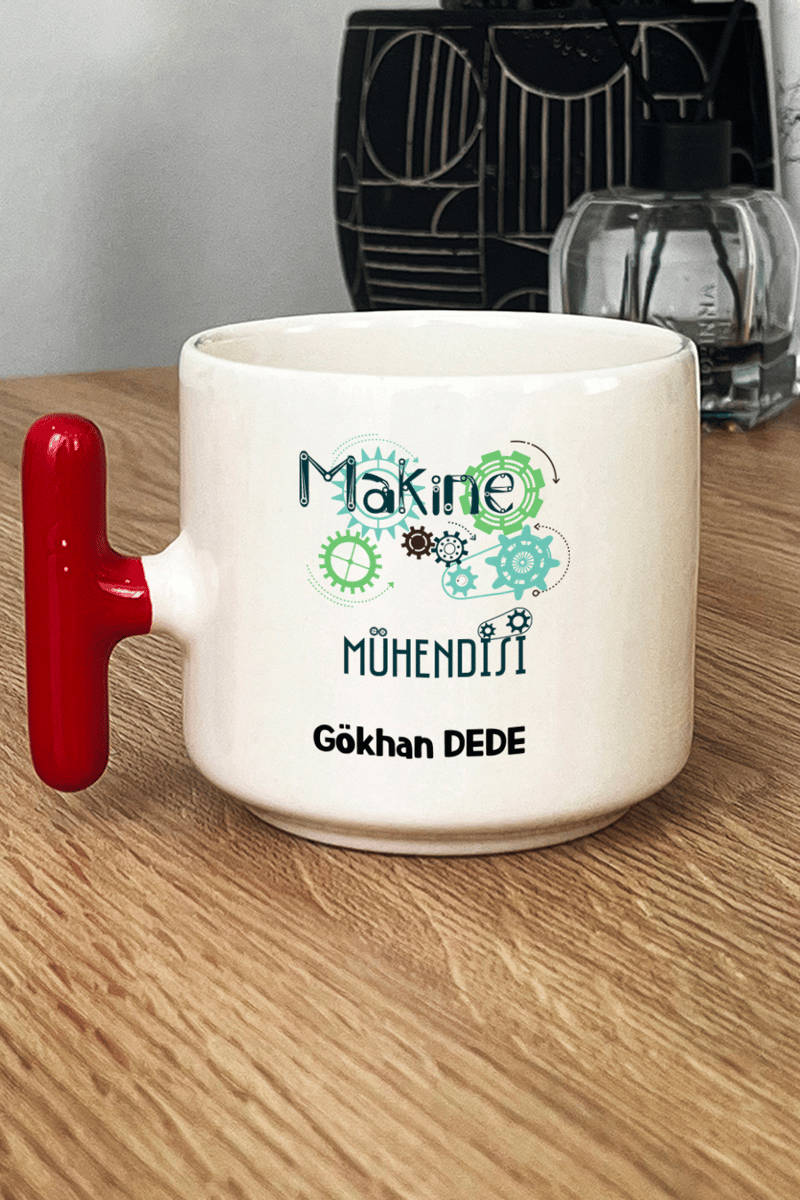 Makine Mühendisi Hediye Kutusu - Kişiye Özel T Kupa, Atlı Karınca Müzik Kutusu, Peluş Anahtarlık
