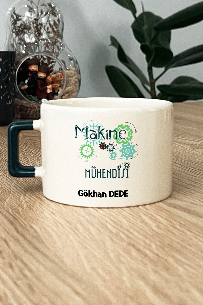 Makine Mühendisi Hediye Kutusu - Kişiye Özel Lüks Fincan, Bitki Çayı, Oje, Melodi Çikolata