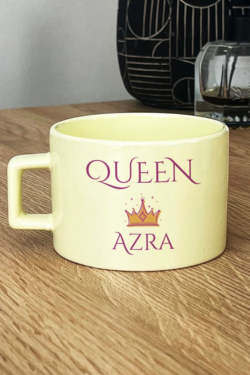 Queen Hediye Kutusu - Kişiye Özel Lüks Pastel Fincan, El Kremi, Ahşap Fotoğraf Çerçevesi