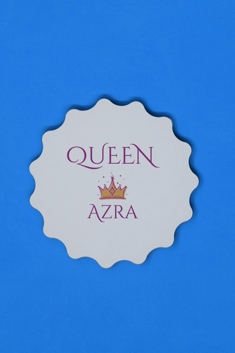 Queen Kişiye Özel Bardak Altlığı